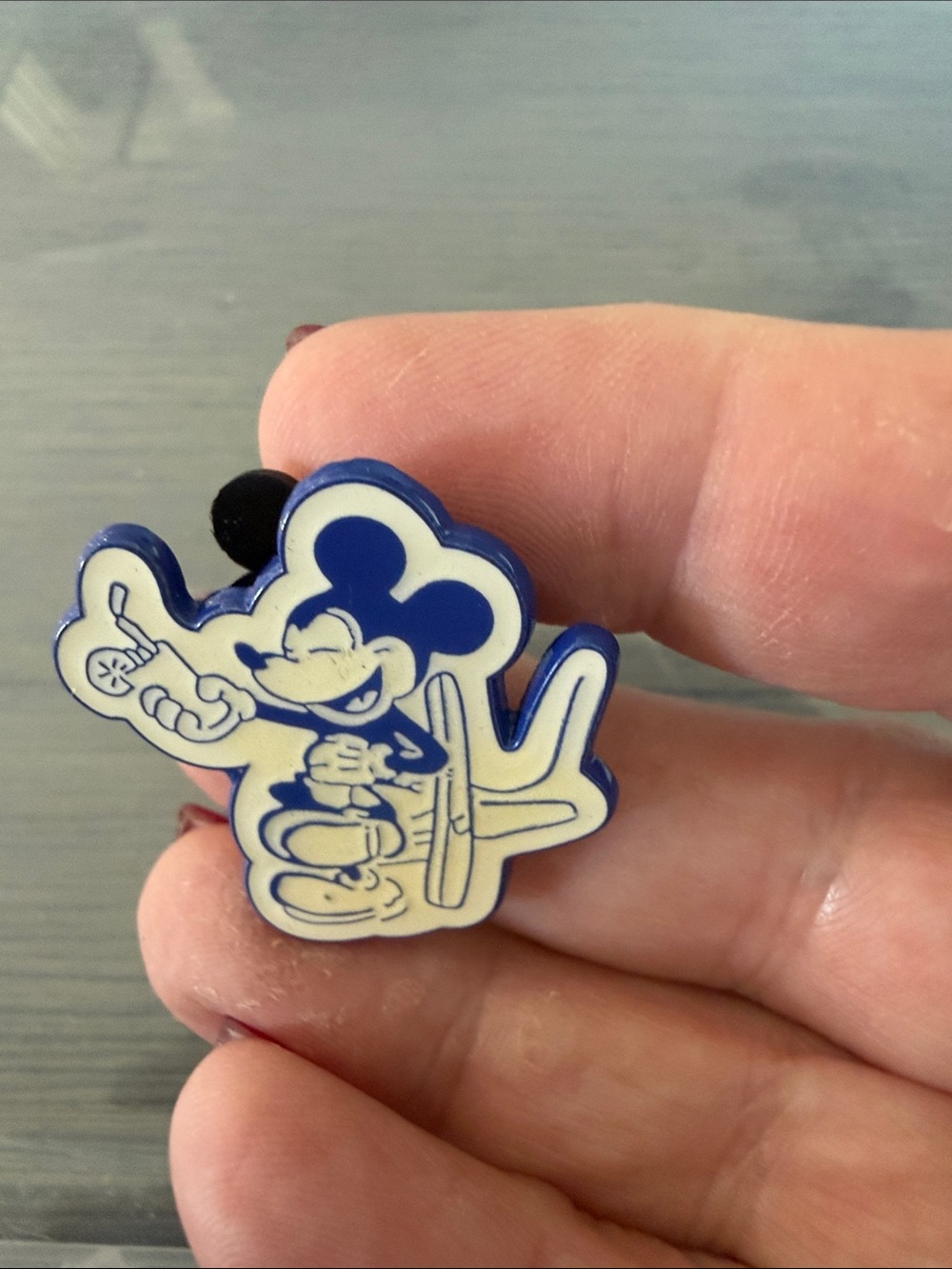Blue Cartoon Mouse Toy Pin - Disney Pin Collection